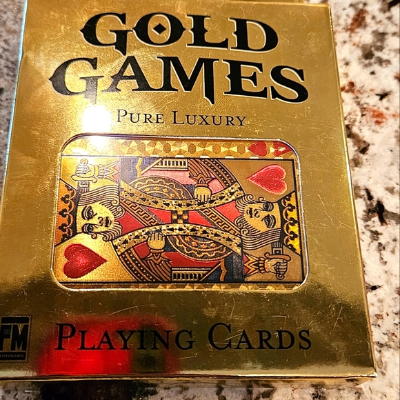 Gold Games luxury playing cards - Picture 2 of 4